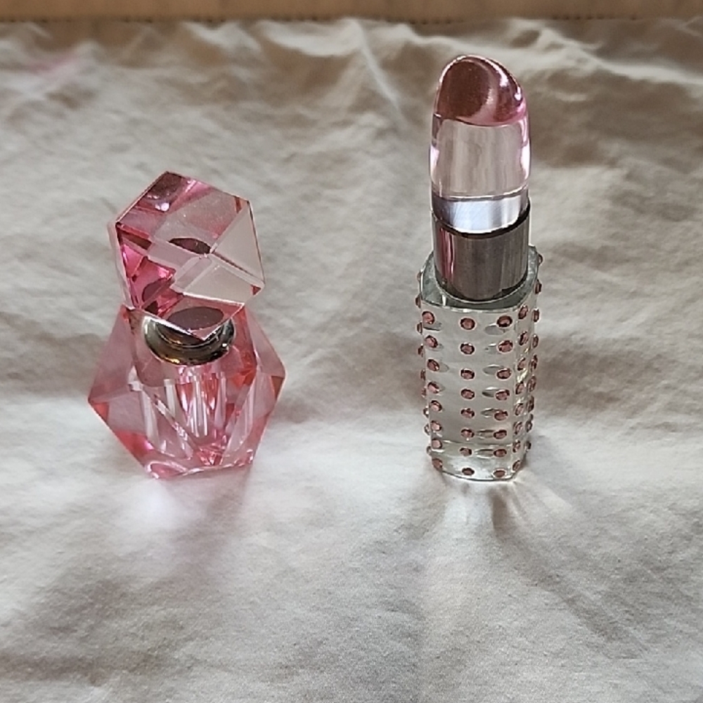 Pink Crystal Lipstick Set